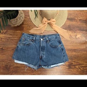 Levi’s 501 Button Up Fly Denim Shorts